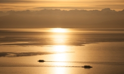 Flug&Bild Abendsonne auf dem Bodensee