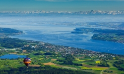 Flug&Bild Bodensee mit Alpen