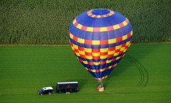 Flug&Bild Heisluftballon von oben 2