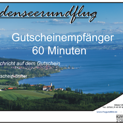 Gutschein - Bodenseerundflug
